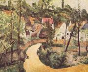 Paul Cezanne Strabenbiegung France oil painting artist